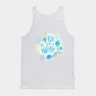 Blue Roses Tank Top